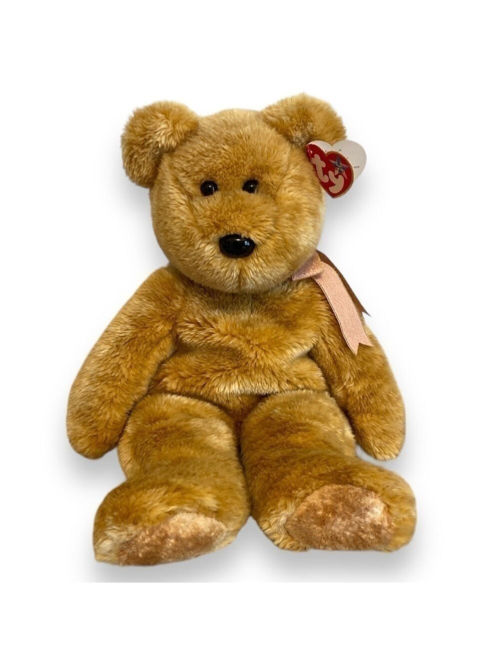 Ty Bear Beanie Buddie Cashew Tan